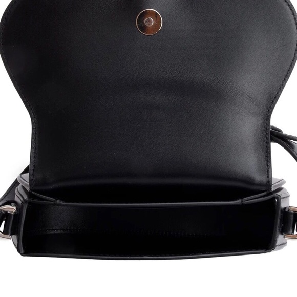 Authentic VERSACE Black Calf Leather Mini Greca Goddess Shoulder Bag - Picture 8 of 11